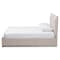 Baxton Studio Aurelie Modern Light Beige Upholstered King Size Storage Bed 145-8127 - alternate 9